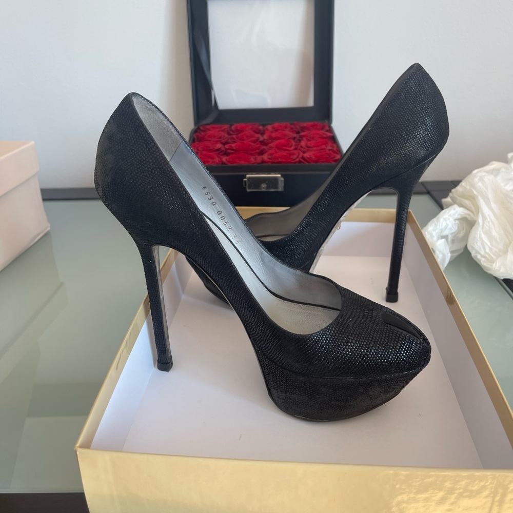 Sergio Rossi pumps heels black size 6